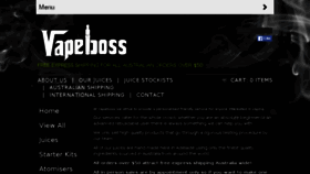 What Vapeboss.com.au website looked like in 2016 (8 years ago)