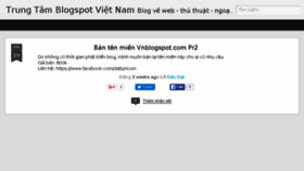 What Vnblogspot.com website looked like in 2016 (8 years ago)