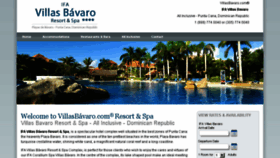 What Villasbavaro.com website looked like in 2016 (8 years ago)