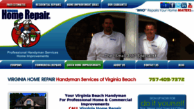 What Virginiahomerepair.com website looked like in 2016 (8 years ago)