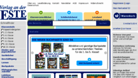 What Verlageste.de website looked like in 2016 (8 years ago)