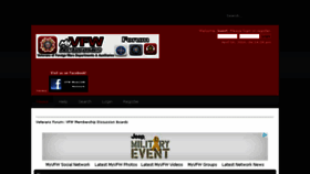 What Vfwwebcom.org website looked like in 2016 (8 years ago)