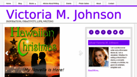 What Victoriamjohnson.com website looked like in 2016 (8 years ago)