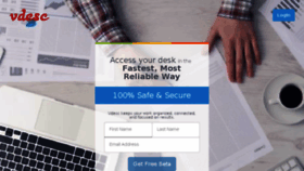 What Vdesk.in website looked like in 2016 (9 years ago)