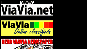 What Viavia.net website looked like in 2016 (8 years ago)