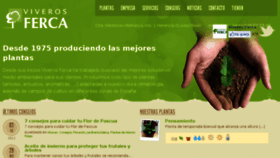 What Viverosferca.com website looked like in 2016 (8 years ago)