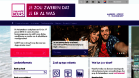 What Vakantiebeurs.nl website looked like in 2016 (8 years ago)