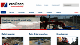 What Vanroonasperen.nl website looked like in 2016 (8 years ago)