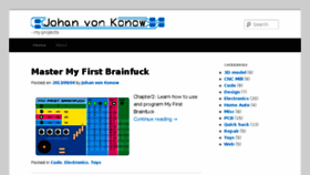 What Vonkonow.com website looked like in 2016 (8 years ago)