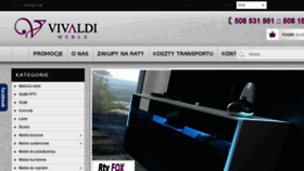 What Vivaldimeble.pl website looked like in 2016 (8 years ago)