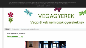 What Vegagyerek.hu website looked like in 2016 (8 years ago)