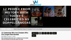What Viewmixed.com website looked like in 2016 (8 years ago)
