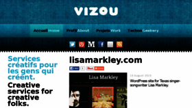 What Vizou.com website looked like in 2016 (8 years ago)