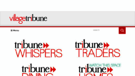 What Villagetribune.org.uk website looked like in 2016 (8 years ago)