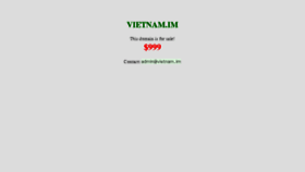 What Vietnam.im website looked like in 2016 (8 years ago)