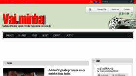 What Vainaminha.com.br website looked like in 2016 (8 years ago)