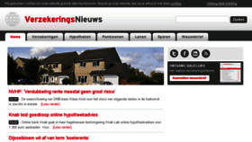 What Verzekeringsnieuws.nl website looked like in 2016 (8 years ago)