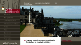 What Villaconcorde-amboise-accommodation.com website looked like in 2016 (8 years ago)