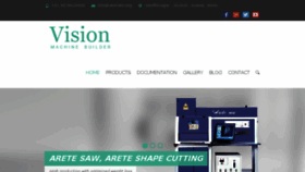 What Visionmachinery.in website looked like in 2016 (7 years ago)
