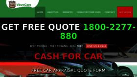 What Vbuycars.com website looked like in 2016 (8 years ago)