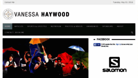 What Vanessahaywood.com website looked like in 2016 (8 years ago)