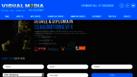 What Visualmediaacademy.com website looked like in 2016 (8 years ago)