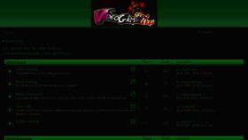 What Vgchat.com website looked like in 2016 (8 years ago)