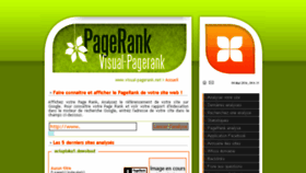 What Visual-pagerank.net website looked like in 2016 (7 years ago)