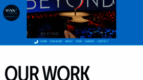 What Vivacreative.com website looked like in 2016 (9 years ago)
