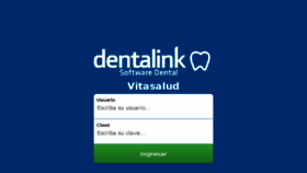 What Vitasalud.dentalink.cl website looked like in 2016 (8 years ago)