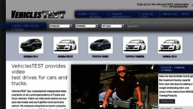 What Vehiclestest.com website looked like in 2016 (8 years ago)