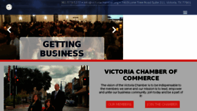 What Victoriachamber.org website looked like in 2016 (7 years ago)