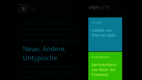 What Viersicht.de website looked like in 2016 (8 years ago)