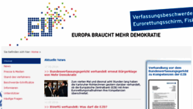 What Verfassungsbeschwerde.eu website looked like in 2016 (8 years ago)