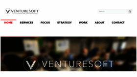 What Venturesoft.com website looked like in 2016 (7 years ago)