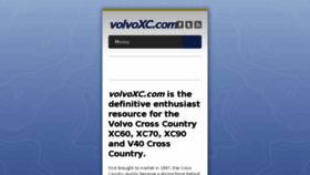 What V70xc.com website looked like in 2016 (8 years ago)