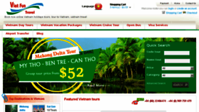 What Vietfuntravel.com website looked like in 2016 (7 years ago)