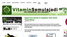 What Vitaminsemulajadi.com website looked like in 2016 (8 years ago)
