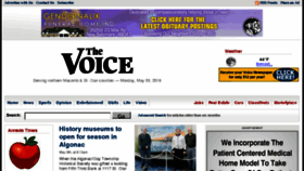 What Voicenews.com website looked like in 2016 (8 years ago)