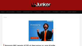 What V-junker.com website looked like in 2016 (7 years ago)