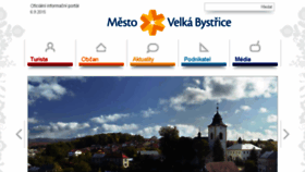 What Velkabystrice.cz website looked like in 2016 (7 years ago)