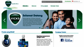 What Vicks.co.id website looked like in 2016 (7 years ago)