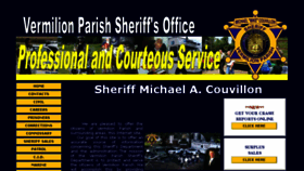 What Vermilionsheriff.net website looked like in 2016 (7 years ago)