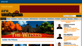 What Vadejocs.cat website looked like in 2016 (9 years ago)