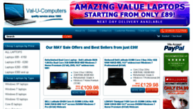 What Val-u-computers.co.uk website looked like in 2016 (8 years ago)