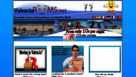 What Valenciarooms.net website looked like in 2016 (9 years ago)