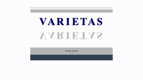 What Varietas.de website looked like in 2016 (7 years ago)