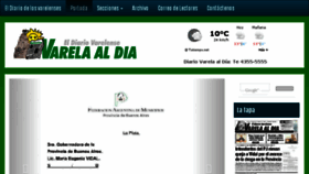What Varelaaldia.com.ar website looked like in 2016 (7 years ago)