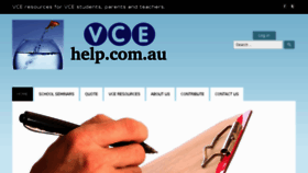 What Vcehelp.com.au website looked like in 2016 (7 years ago)