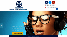 What Vdcgroup.co.uk website looked like in 2016 (7 years ago)